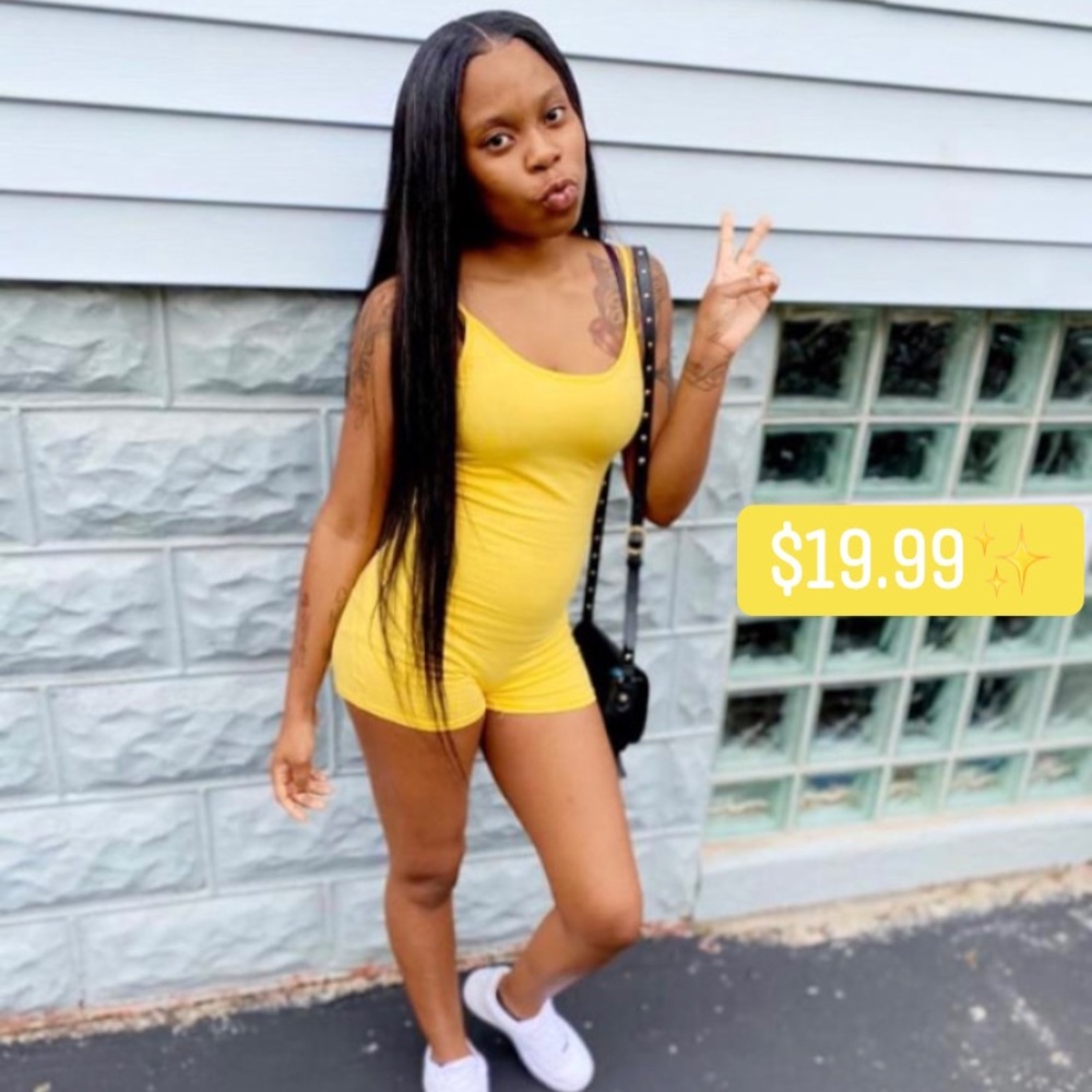 Yellow One Piece Cami 💛